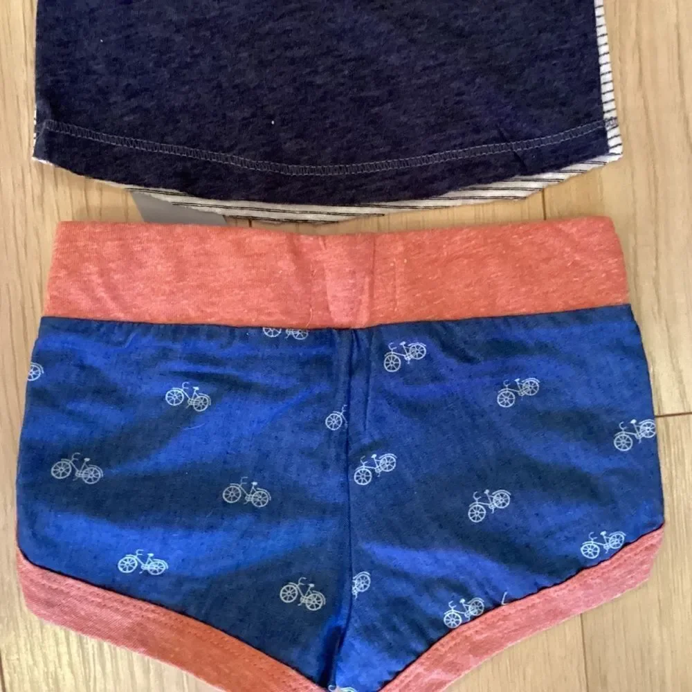 NWY. Miki Miette Brand Baby Boys 6 mos. 2 pc Shorts & Top Set